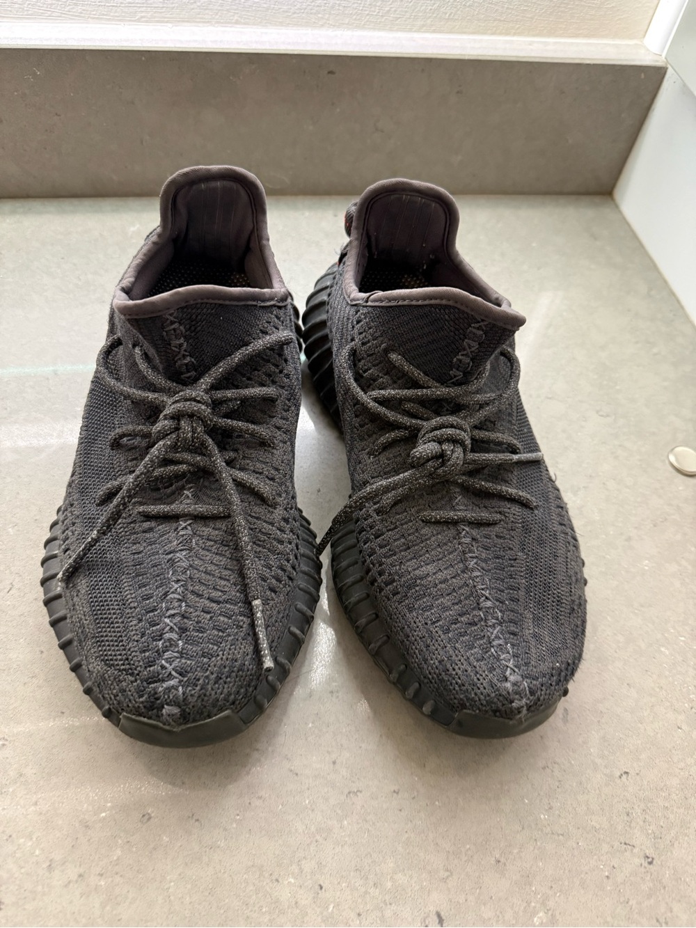 Yeezy Athletic Knit Sneakers - Black